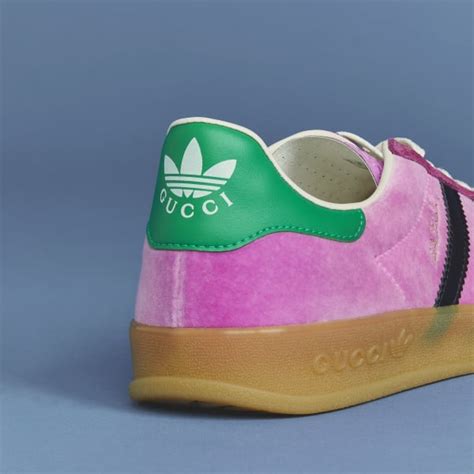 pink gucci adidas|pink Gucci Adidas shoes.